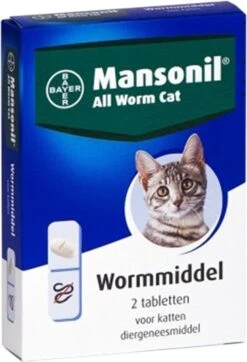Mansonil All Worm Cat Ontworming - Kat - 4 Tabletten -Huisdierbenodigdheden 818x1200 6