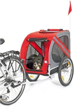 Flamingo Hondentrolley Doggy Liner Econ - Rood -Huisdierbenodigdheden 820x1200 1