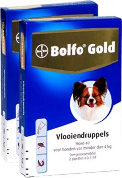 Bayer Bolfo Gold 40 Anti Vlooienmiddel - Hond - 0 Tot 4 Kg - 2 Pipetten -Huisdierbenodigdheden 822x1200 4