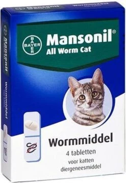 Mansonil All Worm Cat Ontworming - Kat - 2 Tabletten -Huisdierbenodigdheden 825x1200 6