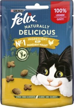 Felix Naturally Delicious Kip & Catnip - Kattensnacks - 8 X 50g -Huisdierbenodigdheden 826x1200 4