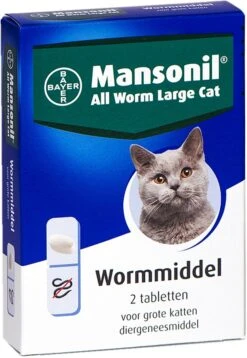 Mansonil All Worm Large Cat Ontworming - Grote Kat - 2 Tabletten -Huisdierbenodigdheden 827x1200 5
