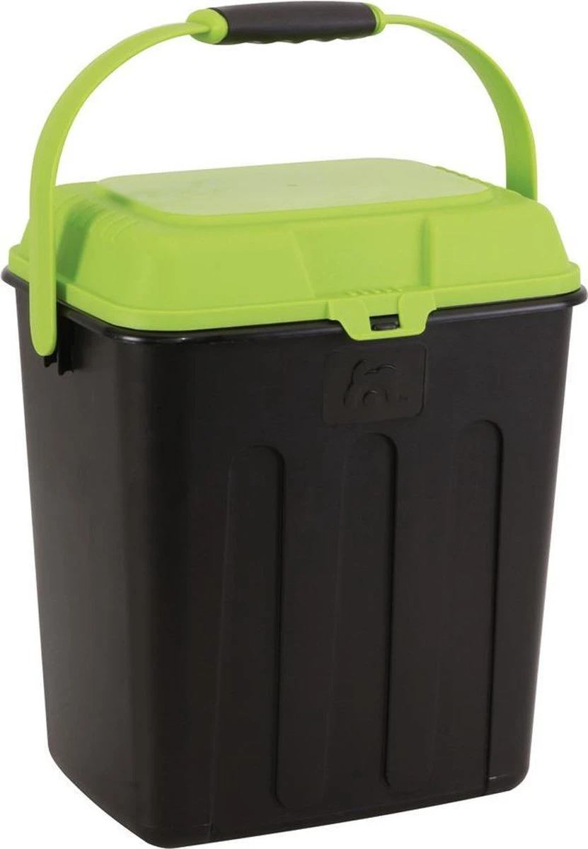 Maelson Dry Box - Voedselcontainer Zwart Groen Met Bijgeleverd Schepje - Bewaarbox In 4 Maten Van 7,5 Kg Tot 20 Kg - Maelson Dry Box 3 Zonder Schepje 3 Maelson Dry Box - Voedselcontainer Zwart Groen Met Bijgeleverd Schepje - Bewaarbox In 4 Maten Van 7,5 Kg Tot 20 Kg - Maelson Dry Box 3 Zonder Schepje - Afbeelding 3