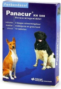 Panacur Ontworming - Middelgroot En Grote Hond - 10 Tabletten