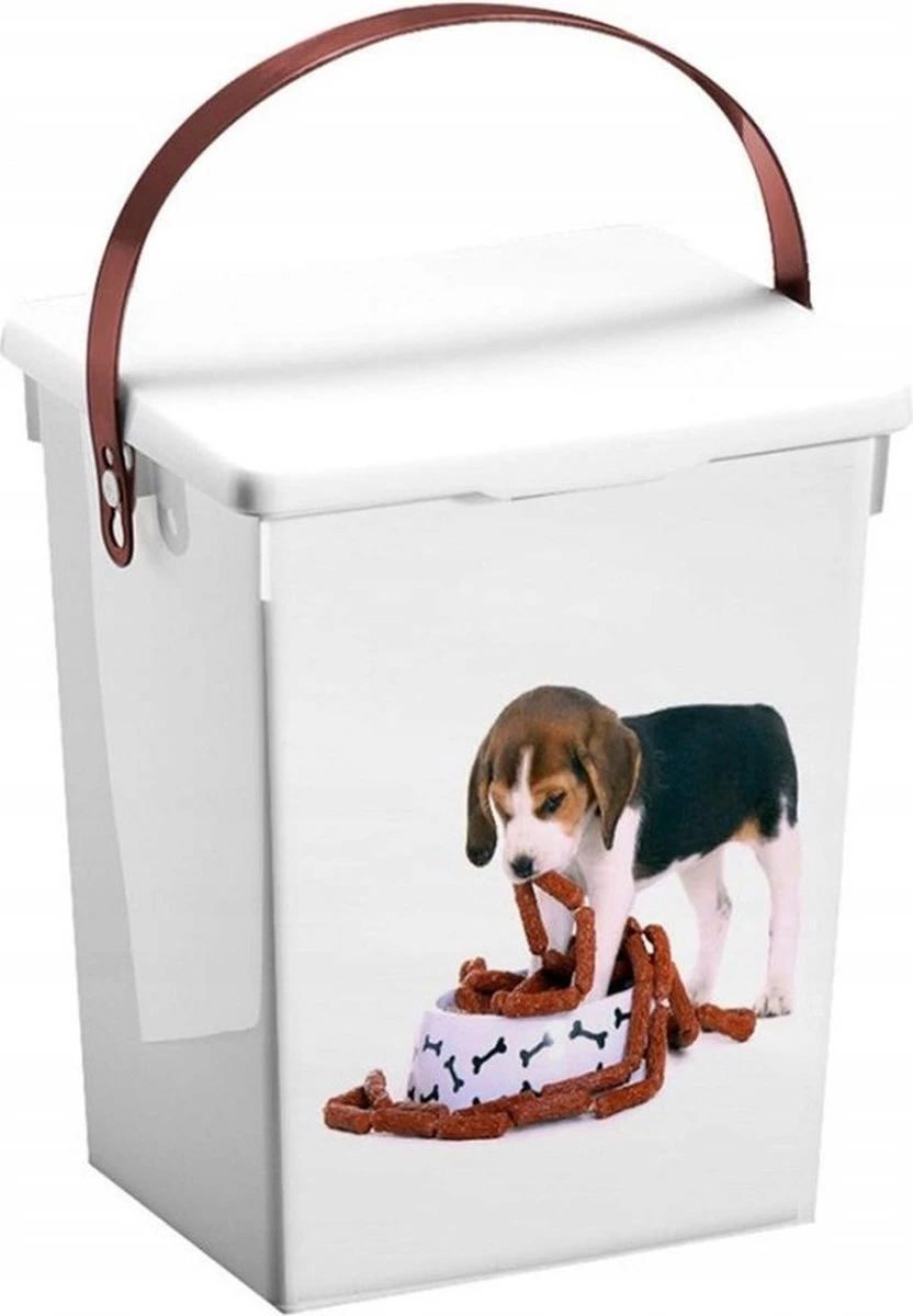 Honden - Katten - Voederbox Voedselcontainer - 5 Liter - 1 Stuk Assorti 2 Honden - Katten - Voederbox Voedselcontainer - 5 Liter - 1 Stuk Assorti - Afbeelding 2