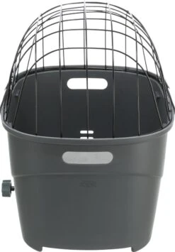 Trixie Fietsmand Voor Bagagedrager Met Draadkoepel Kunststof Grijs (46X36X47 CM) -Huisdierbenodigdheden 836x1200 4