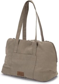 Designed By Lotte Bundu - Draagtas Hond - Beige - 40x20x28 Cm