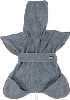 Super Absorberende Honden Badjas Grijs Maat L -Huisdierbenodigdheden 842x1200