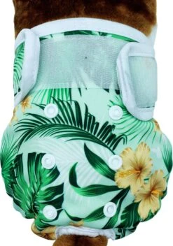 Loopsheidbroekje Hond - Bloemenprint - Maat S - Voor Kleine Honden - Herbruikbaar - Hondenbroekje - Hondenluier - Loopsheid - Ongesteldheid - Voorkomt Ongewenste Zwangerschappen Bij Teefjes - Milieuvriendelijk - Perfecte Pasvorm