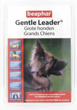 Beaphar Gentle Leader - Zwart - 54 Cm - Grote Honden -Huisdierbenodigdheden 843x1200