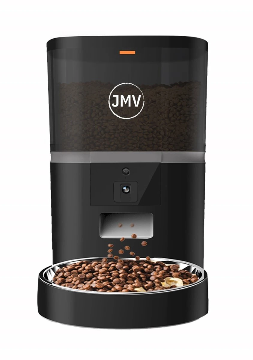 JMV Automatische Voerbak Voor Kat En Hond - Voerautomaat Met Verstelbare Camera En Smartphone Besturing - 6 Liter 9 JMV Automatische Voerbak Voor Kat En Hond - Voerautomaat Met Verstelbare Camera En Smartphone Besturing - 6 Liter - Afbeelding 9