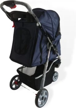 Topmast Modern - Hondenbuggy - Donkerblauw - Inklapbare - 3 Wielen - Comfort Buggy 5 Topmast Modern - Hondenbuggy - Donkerblauw - Inklapbare - 3 Wielen - Comfort Buggy -Huisdierbenodigdheden 847x1200 3
