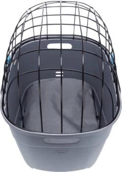 Trixie Fietsmand Voor Bagagedrager Met Draadkoepel Kunststof Grijs (46X36X47 CM) -Huisdierbenodigdheden 853x1200 4