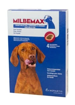Elanco Milbemax Kauwtablet Hond - Anti Wormenmiddel - 28 G 4 Stuks Vanaf 5 Kg -Huisdierbenodigdheden 861x1200