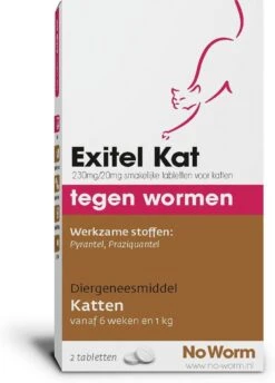Exitel No Worm Ontwormingsmiddel - Kat 2 Tabl -Huisdierbenodigdheden 862x1200 3