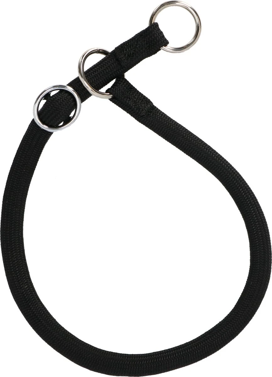 Adori Sliphalsband Rond Met Stop Zwart - Hondenhalsband - 50x0.8 Cm 1 Adori Sliphalsband Rond Met Stop Zwart - Hondenhalsband - 50x0.8 Cm