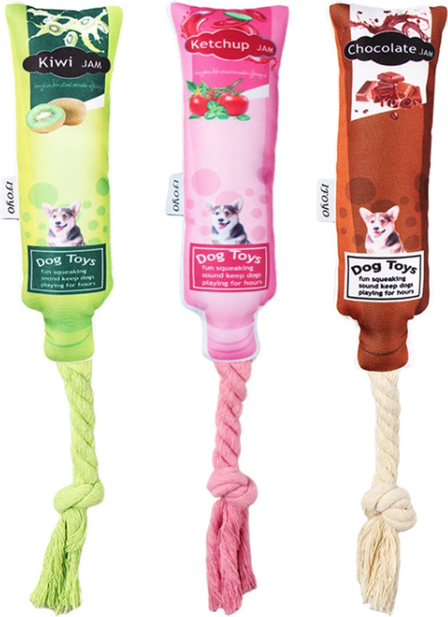 Merkloos Hondenspeelgoed - Piepspeelgoed - Trekspeeltje - Chocobruin 1 Merkloos Hondenspeelgoed - Piepspeelgoed - Trekspeeltje - Chocobruin