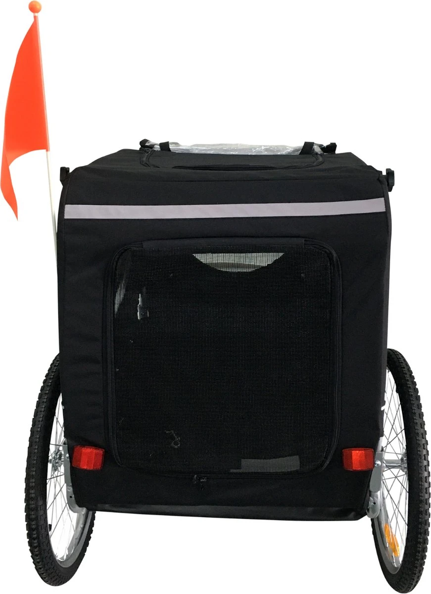 Topmast Hondenfietskar Original - Opvouwbaar - Zwart - Large - Voor Honden Tot 40 KG 3 Topmast Hondenfietskar Original - Opvouwbaar - Zwart - Large - Voor Honden Tot 40 KG - Afbeelding 3