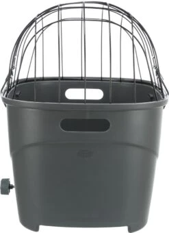 Trixie Fietsmand Voor Bagagedrager Met Draadkoepel Kunststof Grijs (46X36X47 CM) -Huisdierbenodigdheden 872x1200 4