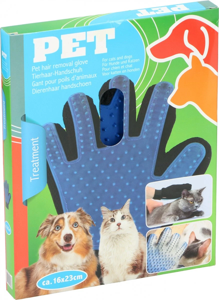 Merkloos Vachtverzorgingshandschoen 8 Merkloos Vachtverzorgingshandschoen - Afbeelding 8