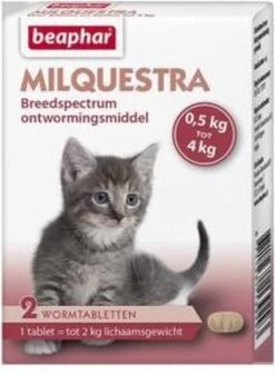 Beaphar Milquestra Ontworming Tabletten Kat 2 - 12 Kg 4 Tabletten 19 Beaphar Milquestra Ontworming Tabletten Kat 2 - 12 Kg 4 Tabletten -Huisdierbenodigdheden 880x1200 4