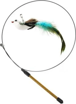 Kattenspeelgoed - Simulatie Vogel - Interactieve Grappige Kattenspeeltjes - Kattenhengel Met Zuignap + 4 Vogels + Een Kattenhengel GRATIS -Huisdierbenodigdheden 883x1200 1