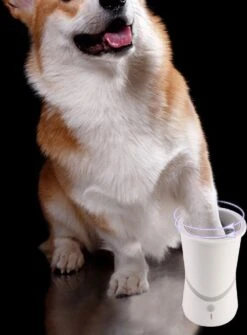 Hondenpoten Reiniger - Wasser - Hond – Pet Paw Washer – Hondenborstel – Honden Borstel - Verzorging -Huisdierbenodigdheden 884x1200