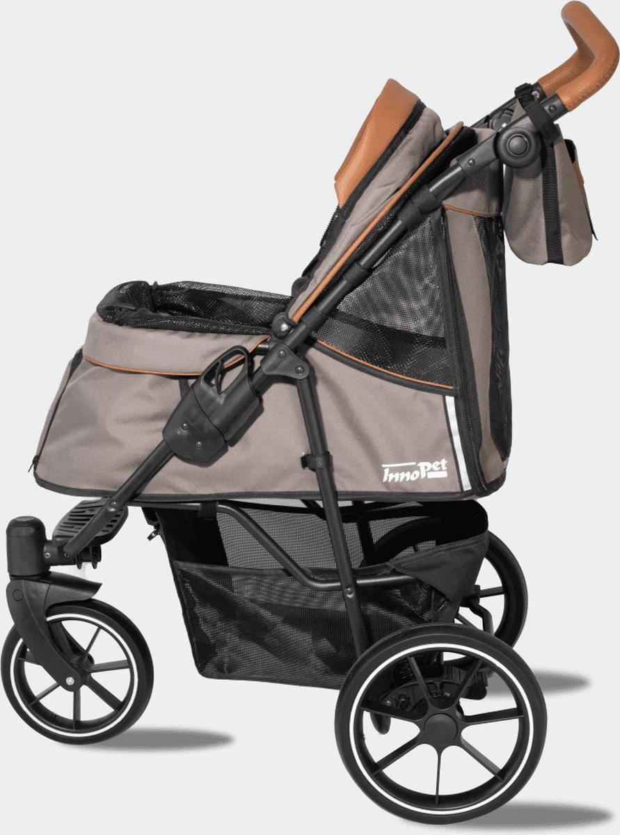 Innopet Hondenbuggy - Premium Cozy - Beige 17 Innopet Hondenbuggy - Premium Cozy - Beige - Afbeelding 17