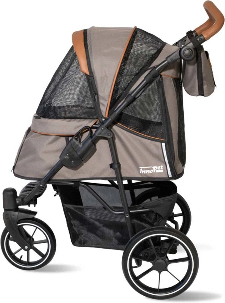Innopet Hondenbuggy - Premium Cozy - Beige 1 Innopet Hondenbuggy - Premium Cozy - Beige