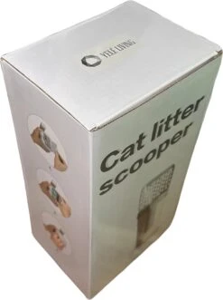 YELÉ LIVING – Kattenbakschep – Haarverwijderaar - Cat Litter Scoop – Kattenbakschep Met Container – Katten – Kattenbak – Grijs/wit – Kattenbak Schep – Grind – Kattengrind – Kattenbak Grind – Poep Zakjes – Afvalcontainer - All-in-1 Kattenbakschep -Huisdierbenodigdheden 895x1200 10