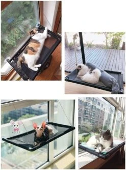 Kattenhangmat - Hangmat Kat- Kattenhangmat Raam – Kattenbed - Kattenhangmand - Kattenkussen -Huisdierbenodigdheden 896x1200 7