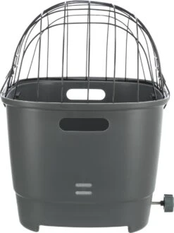 Trixie Fietsmand Voor Bagagedrager Met Draadkoepel Kunststof Grijs (46X36X47 CM) -Huisdierbenodigdheden 897x1200 2