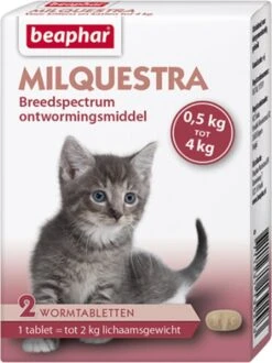 Beaphar Milquestra Kleine Kat/kitten - 0,5 Tot 4 Kg - 2 Tabletten -Huisdierbenodigdheden 898x1200 6
