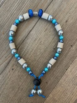 Anti-teken/vlooien Kralenketting-voor De Hond-EM-X Kralen-Lola-omtrek 30/34cm-Animal King-in Leuke Kadoverpakking