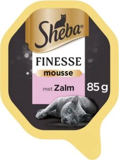 Sheba Finesse - Katten Natvoer - Mousse - Zalm - 22 X 85 Gr -Huisdierbenodigdheden 899x1200 23