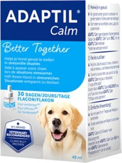 Adaptil Calm Navulling - 48 Ml - Anti-stress Hond - 1 Navulling Voor Adaptil Calm Verdamper -Huisdierbenodigdheden 900x1200 32