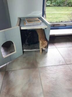 Bronneger Exclusive - Kattenhuis - XXL - Kattenbak Ombouw Kast - Kattenmand -Huisdierbenodigdheden 900x1200 86