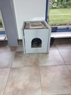 Bronneger Exclusive - Kattenhuis - XXL - Kattenbak Ombouw Kast - Kattenmand -Huisdierbenodigdheden 900x1200 87