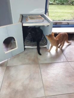 Bronneger Exclusive - Kattenhuis - XXL - Kattenbak Ombouw Kast - Kattenmand -Huisdierbenodigdheden 900x1200 89