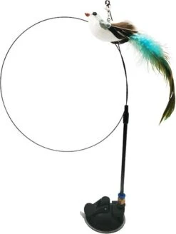 Kattenspeelgoed - Simulatie Vogel - Interactieve Grappige Kattenspeeltjes - Kattenhengel Met Zuignap + 4 Vogels + Een Kattenhengel GRATIS -Huisdierbenodigdheden 903x1200 5