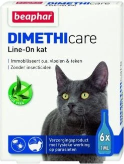 Beaphar DIMETHIcare Line On Kat - Vlooienbestrijding - 6 Pipetten -Huisdierbenodigdheden 907x1200 2