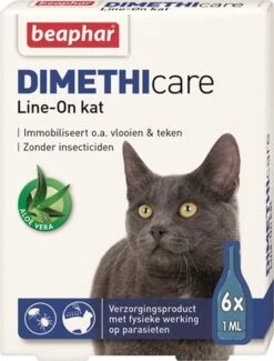 Beaphar DIMETHIcare Line On Kat - Vlooienbestrijding - 6 Pipetten -Huisdierbenodigdheden 912x1200 22