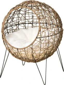 PawHut Kattenhuis Met Metalen Frame D30-442 -Huisdierbenodigdheden 913x1200 4