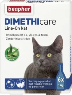 Beaphar DIMETHIcare Line On Kat - Vlooienbestrijding - 6 Pipetten -Huisdierbenodigdheden 915x1200 2