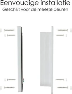 Merkloos Kattenluik - Inclusief Tunnel - 4 Vergendelingsstanden - Wit - Waterdicht - 23 X 25 X 5.5 Cm 13 Merkloos Kattenluik - Inclusief Tunnel - 4 Vergendelingsstanden - Wit - Waterdicht - 23 X 25 X 5.5 Cm -Huisdierbenodigdheden 921x1200 8