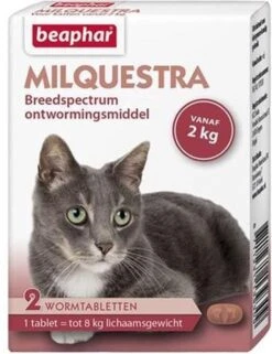 Beaphar Milquestra Ontworming Tabletten Kat 2 - 12 Kg 4 Tabletten 17 Beaphar Milquestra Ontworming Tabletten Kat 2 - 12 Kg 4 Tabletten -Huisdierbenodigdheden 924x1200 3
