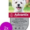 Bayer Advantix Vlooien & Teken Pipetten - Hond 4 Tot 10kg - 2 X 6 Stuks