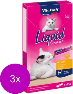 Vitakraft Cat Liquid Snack 6 Stuks - Kattensnack - 3 X Kip -Huisdierbenodigdheden 927x1200 7