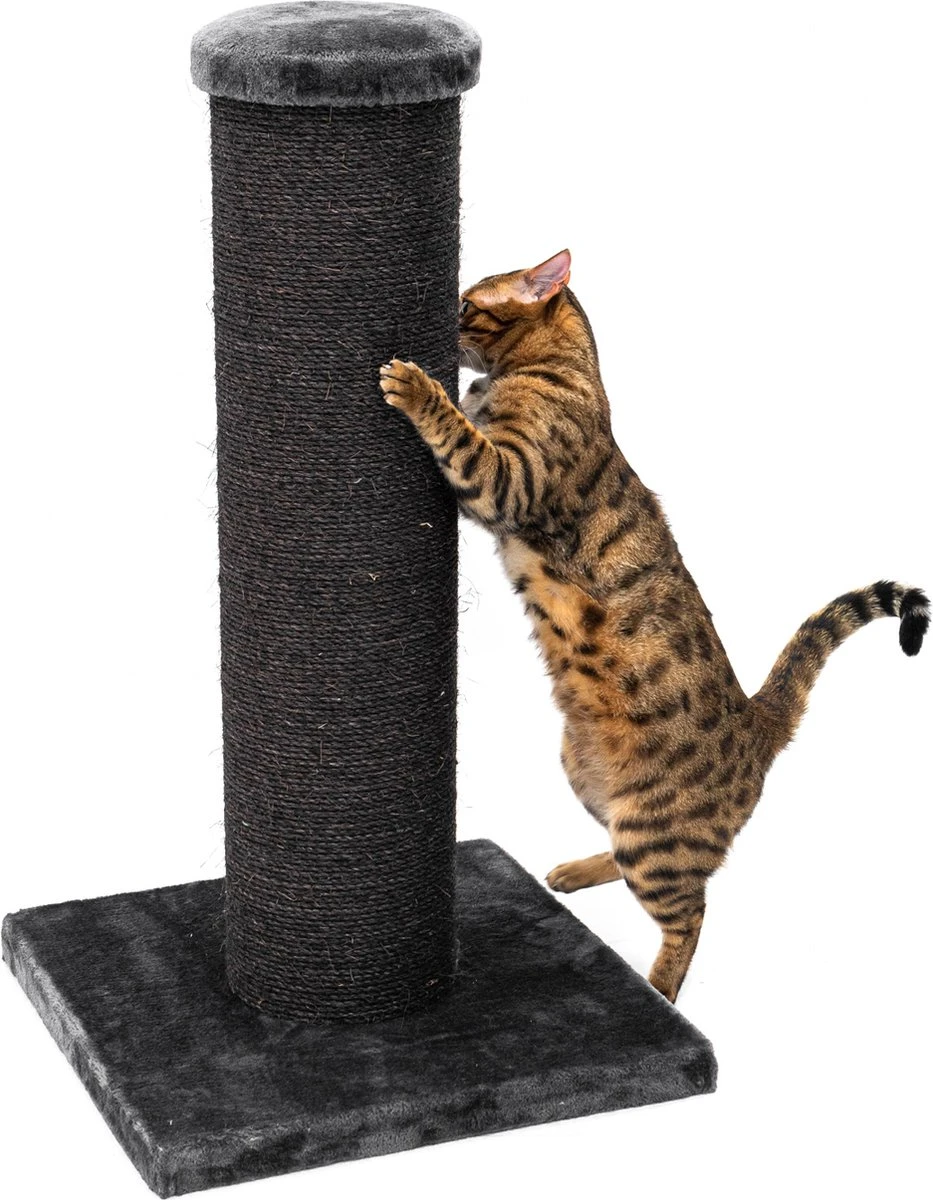 Petrebels Savannah 86 Krabpaal - Pepper - 20 Cm Stam - Zwaar En Stabiel 2 Petrebels Savannah 86 Krabpaal - Pepper - 20 Cm Stam - Zwaar En Stabiel - Afbeelding 2