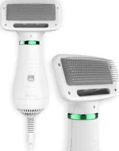 Merkloos HondenFöhn En Borstel - RVS Borstel - Huisdieren - 2 In 1 Hondenföhn -Huisdierbenodigdheden 948x1200